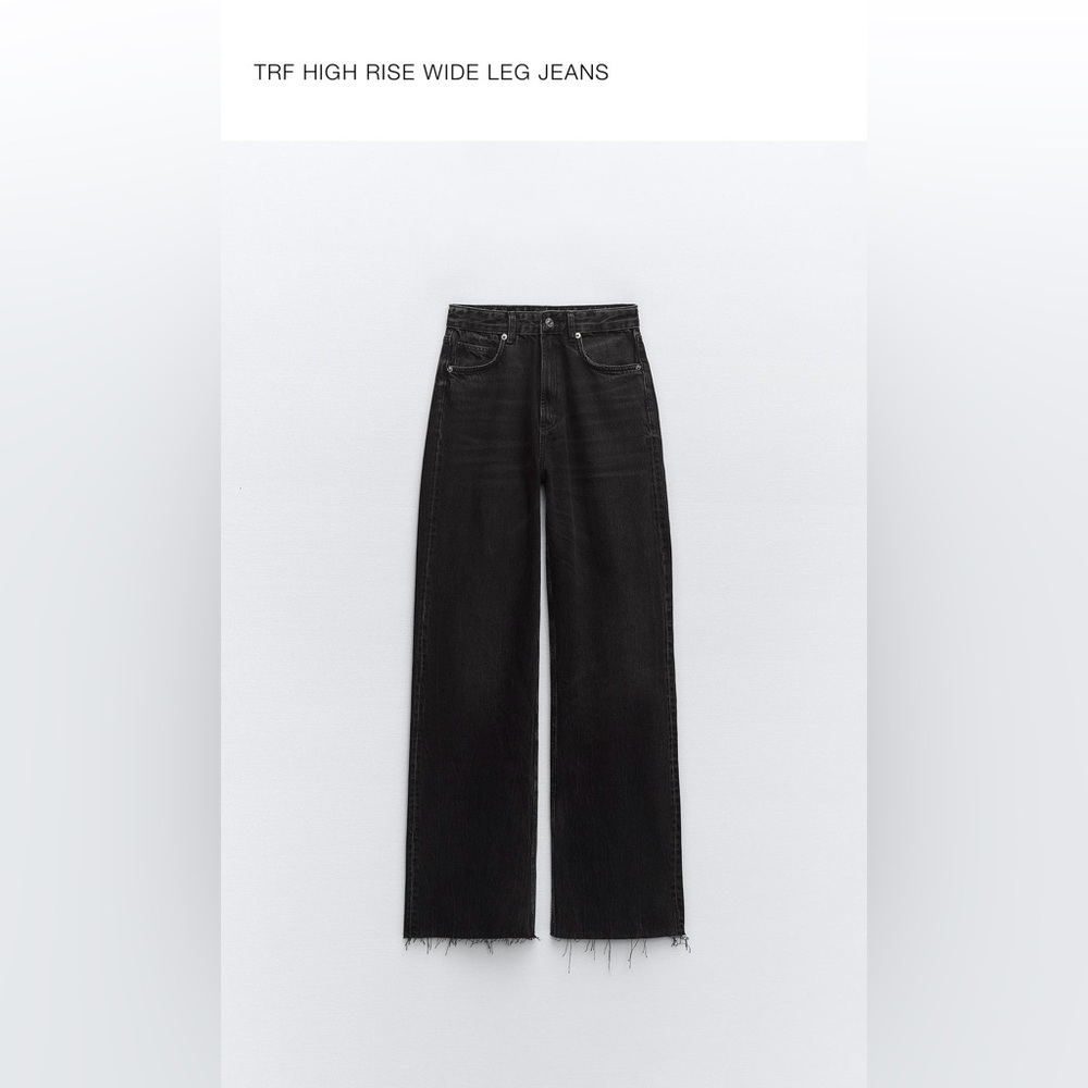Zara wide leg jeans - size 8